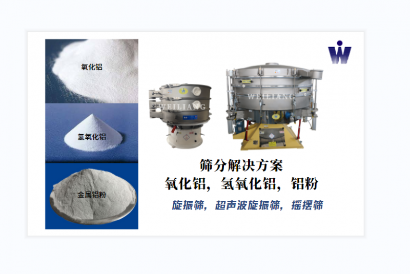 氧化鋁、氫氧化鋁、金屬鋁粉篩分案例